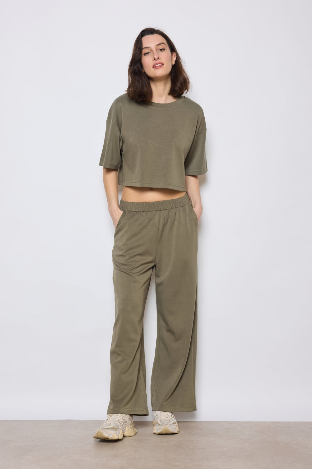 PANTALON CLEMENCE OLIVE