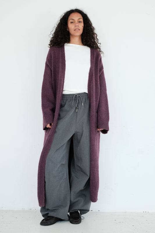 GILET LORE PRUNE