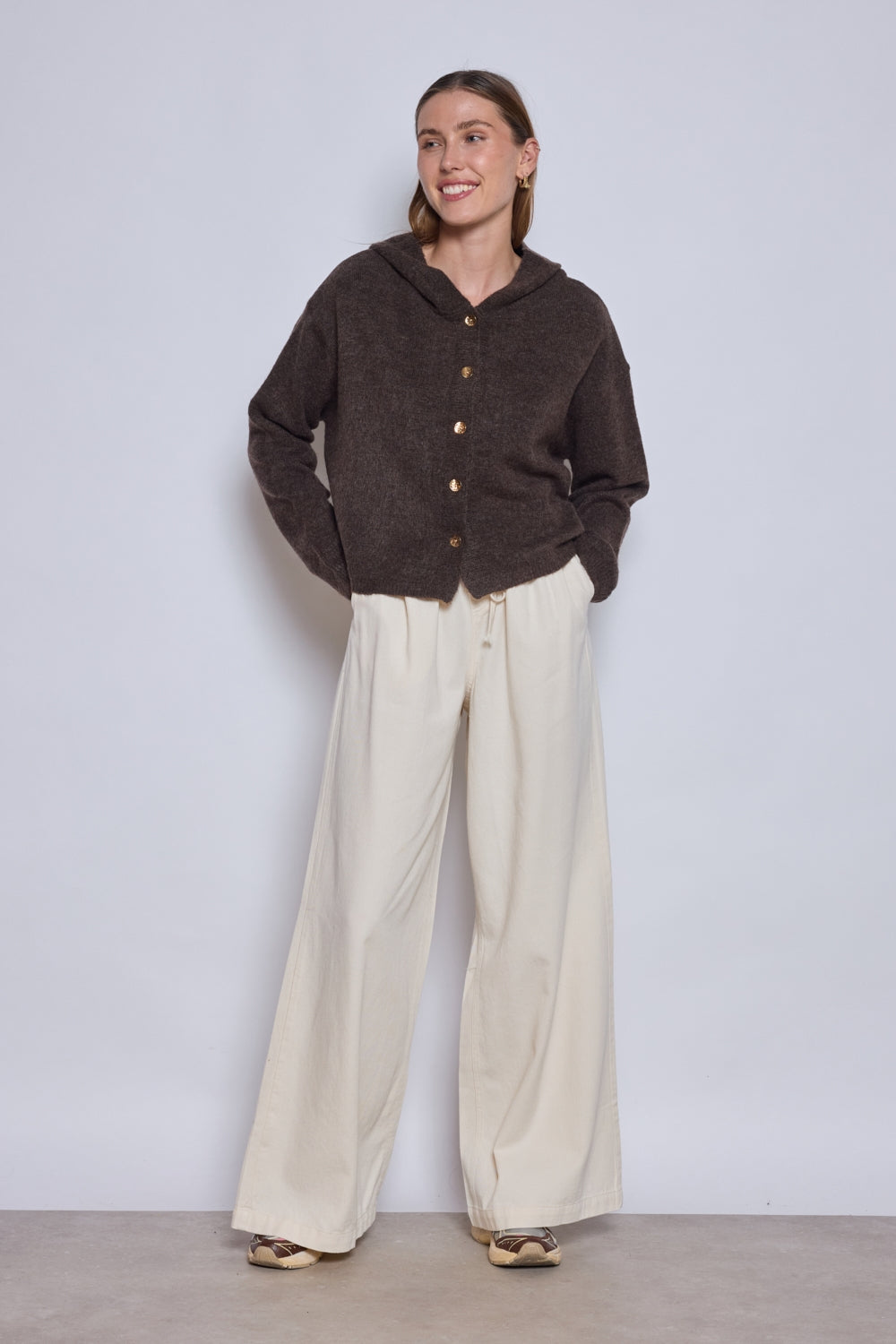 GILET ELINE CHOCOLAT