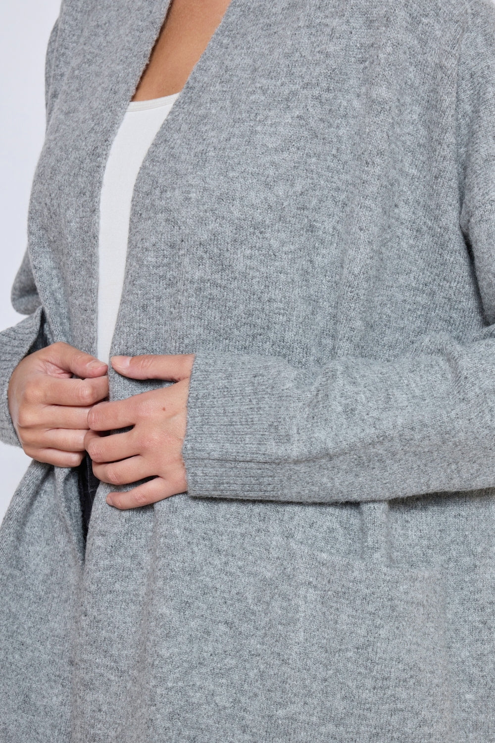 GILET ILYA GRIS CLAIR