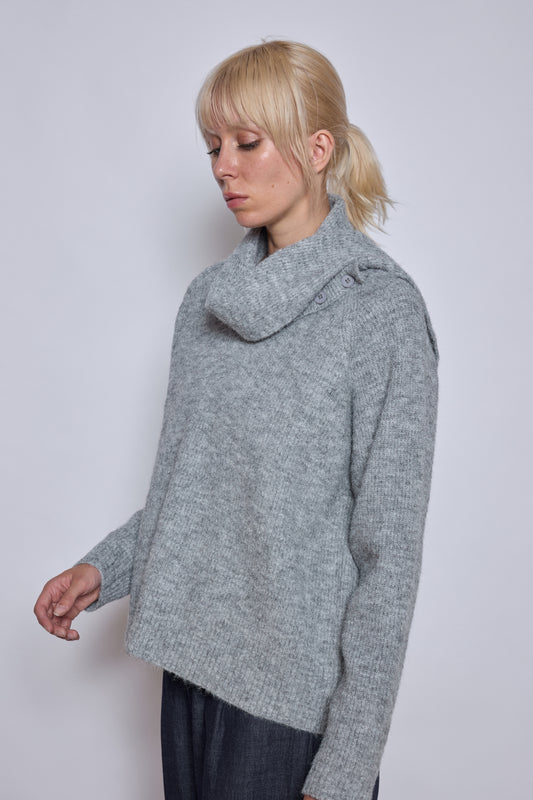 PULL AURELIE GRIS