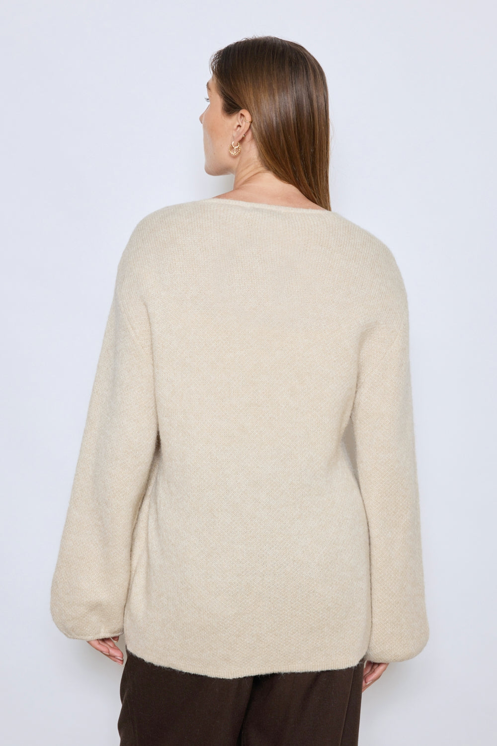 PULL PORTEFEUILLE LOU BEIGE
