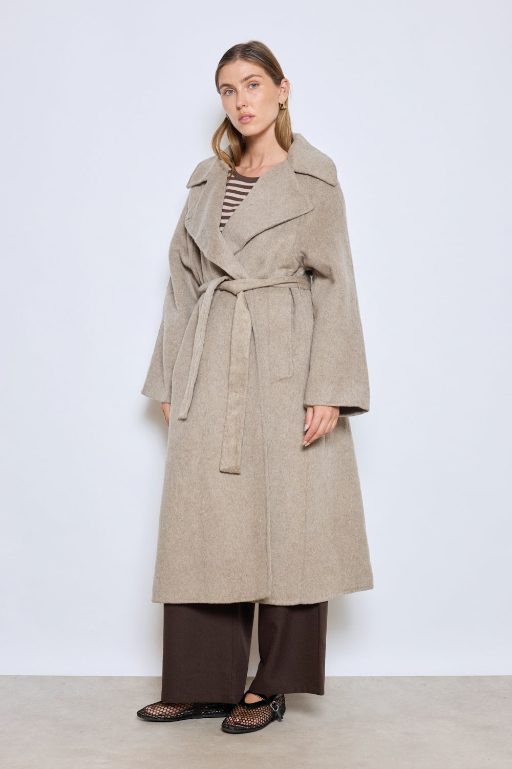 MANTEAU CATHY BEIGE