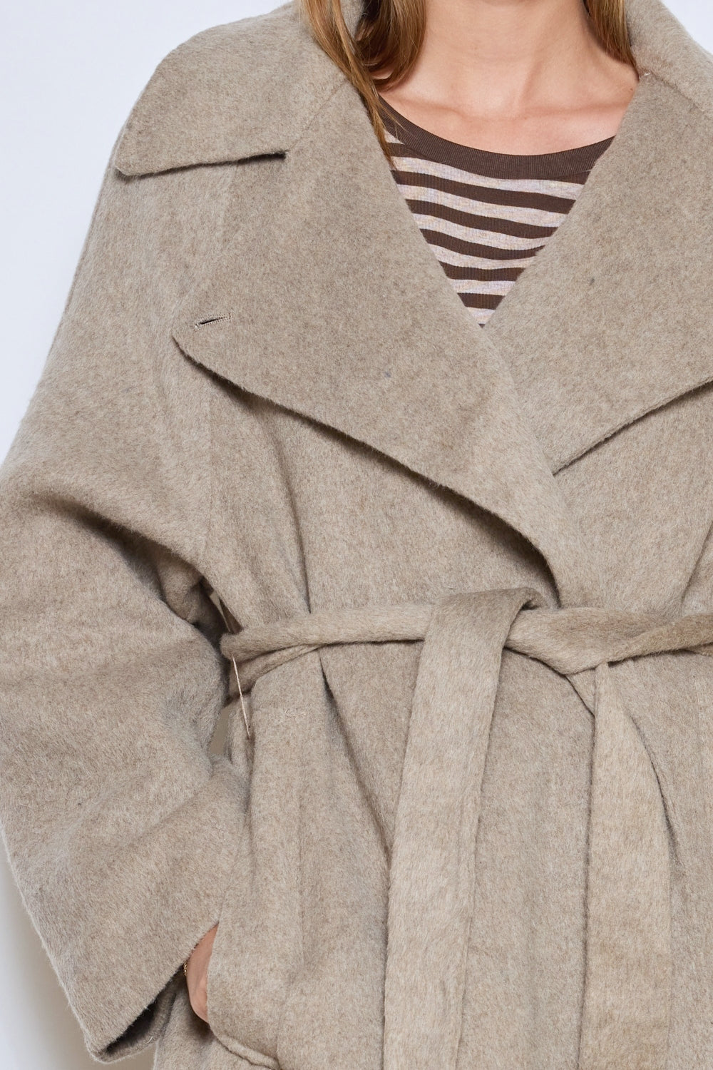 MANTEAU CATHY BEIGE