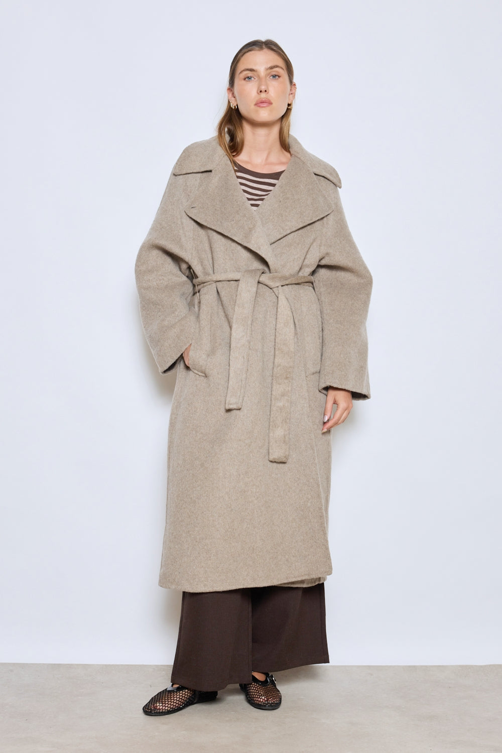MANTEAU CATHY BEIGE