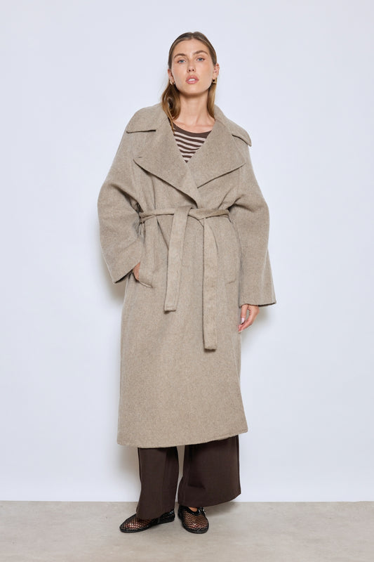 MANTEAU CATHY BEIGE