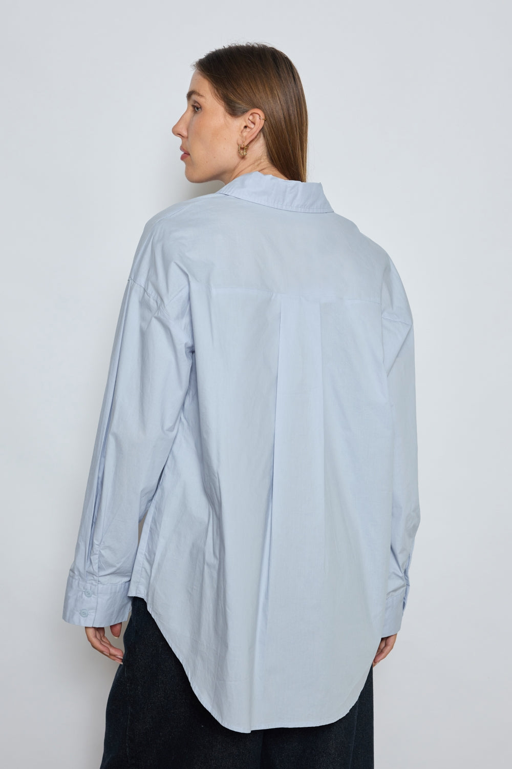 CHEMISE LETTY BLEU CIEL