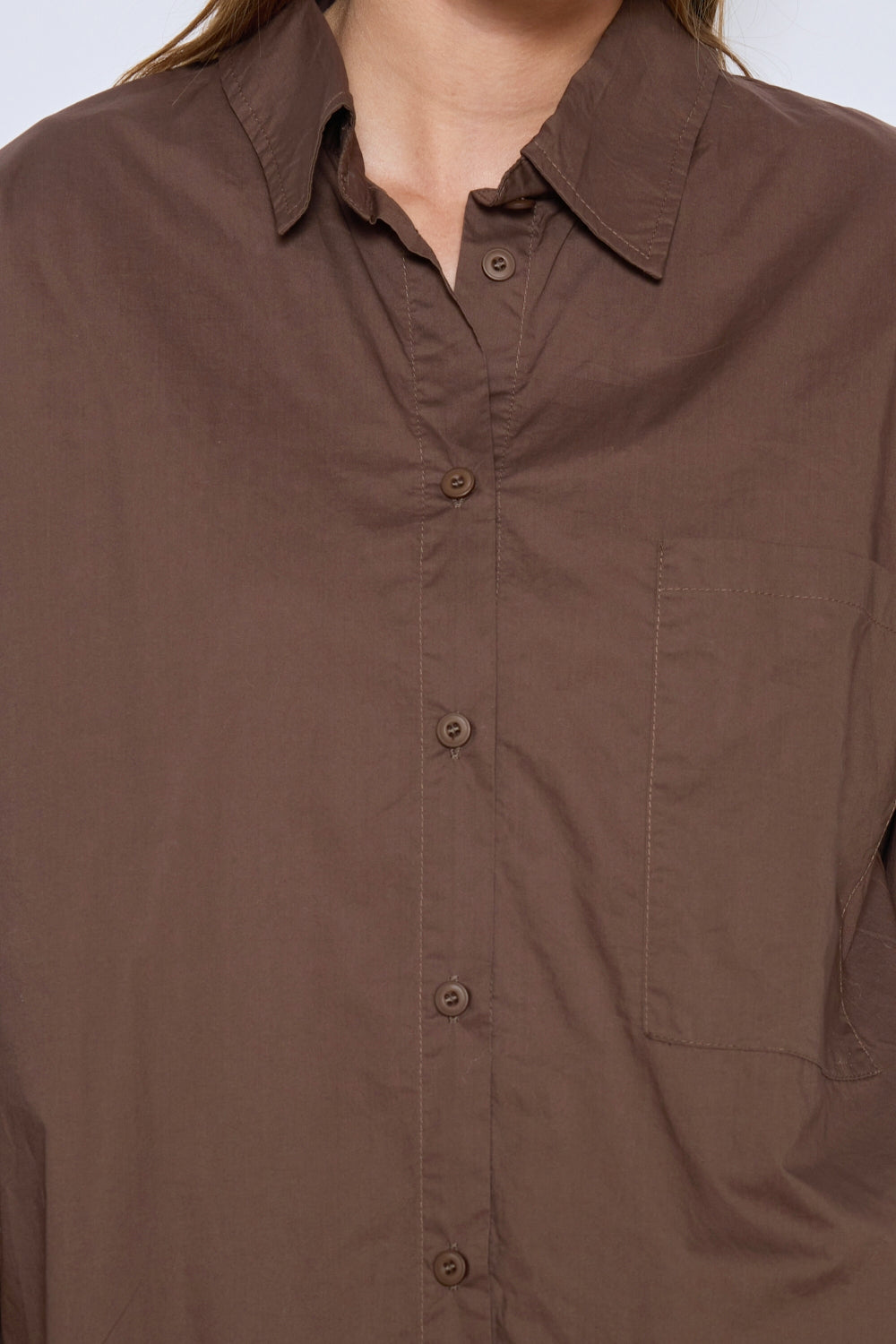 CHEMISE LETTY CHOCOLAT
