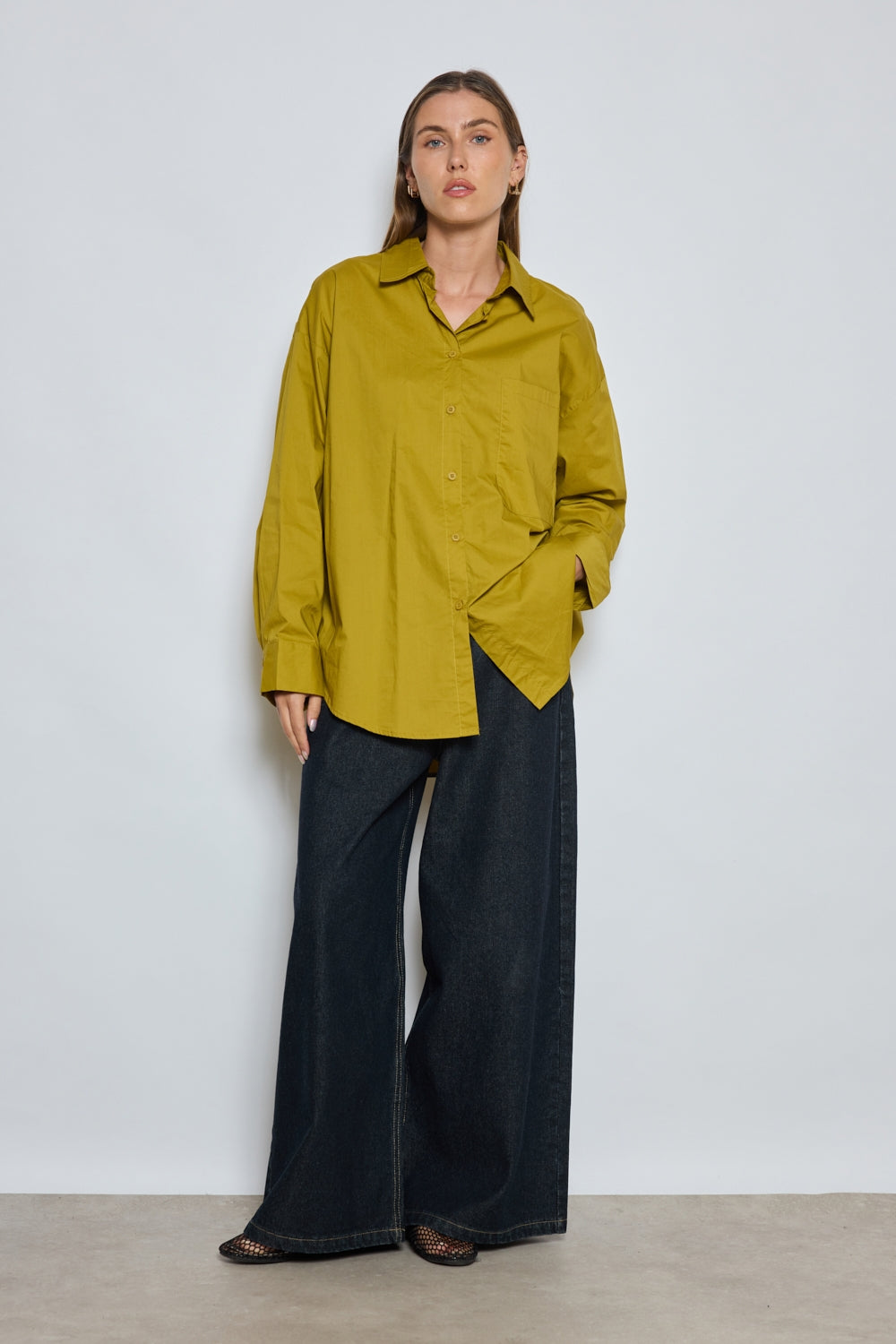 CHEMISE LETTY ANIS