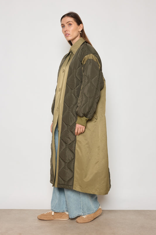MANTEAU NOLAN VERT