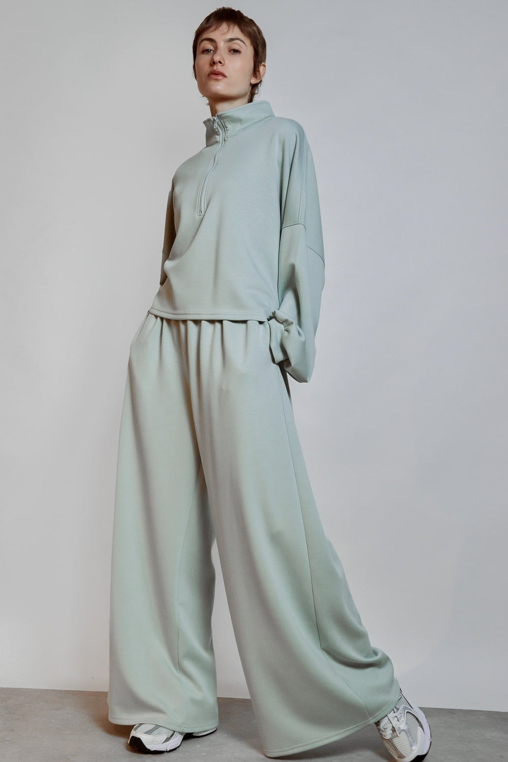 PANTALON COLIN VERT CLAIR