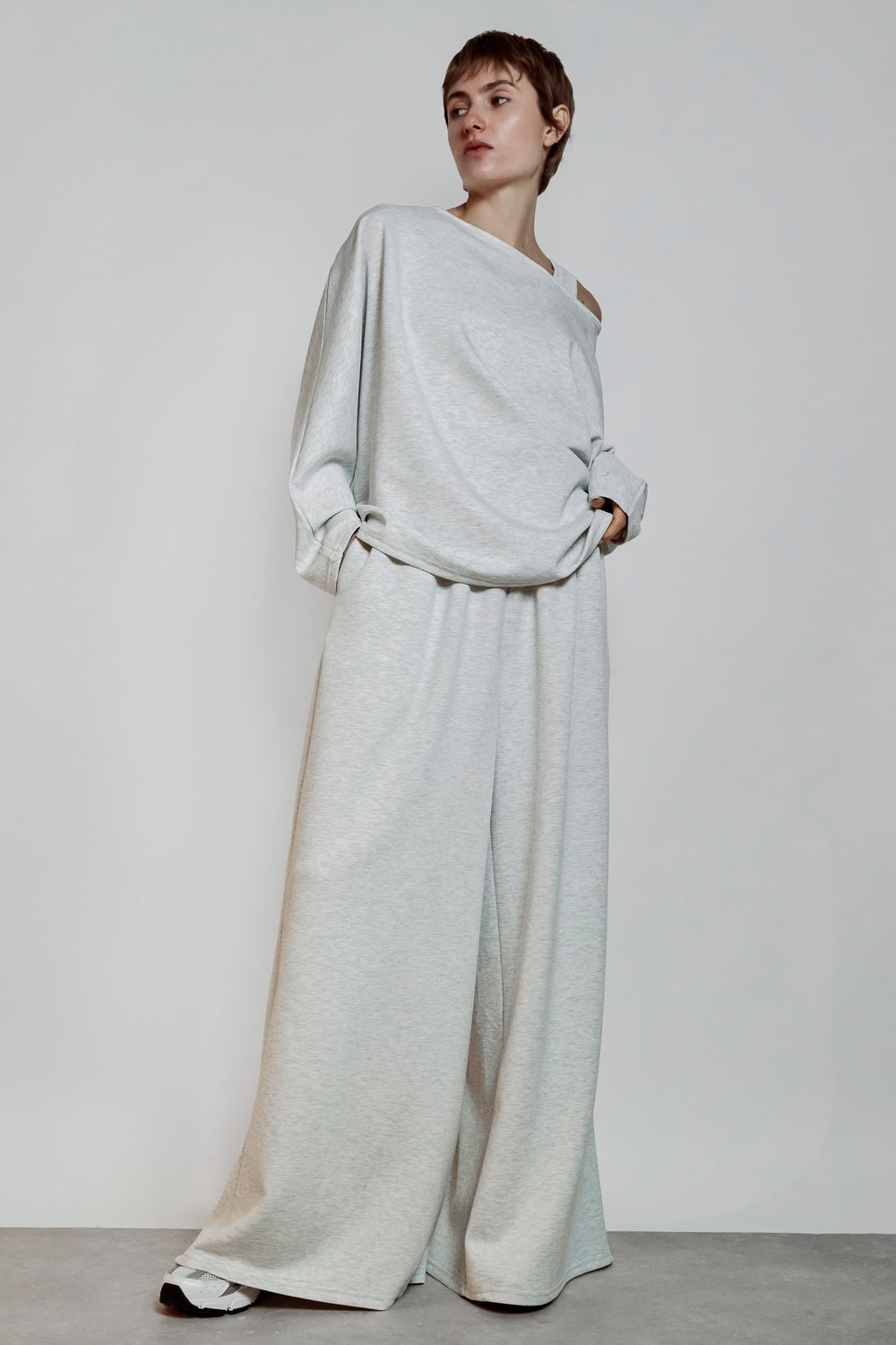 PANTALON COLIN GRIS CLAIR