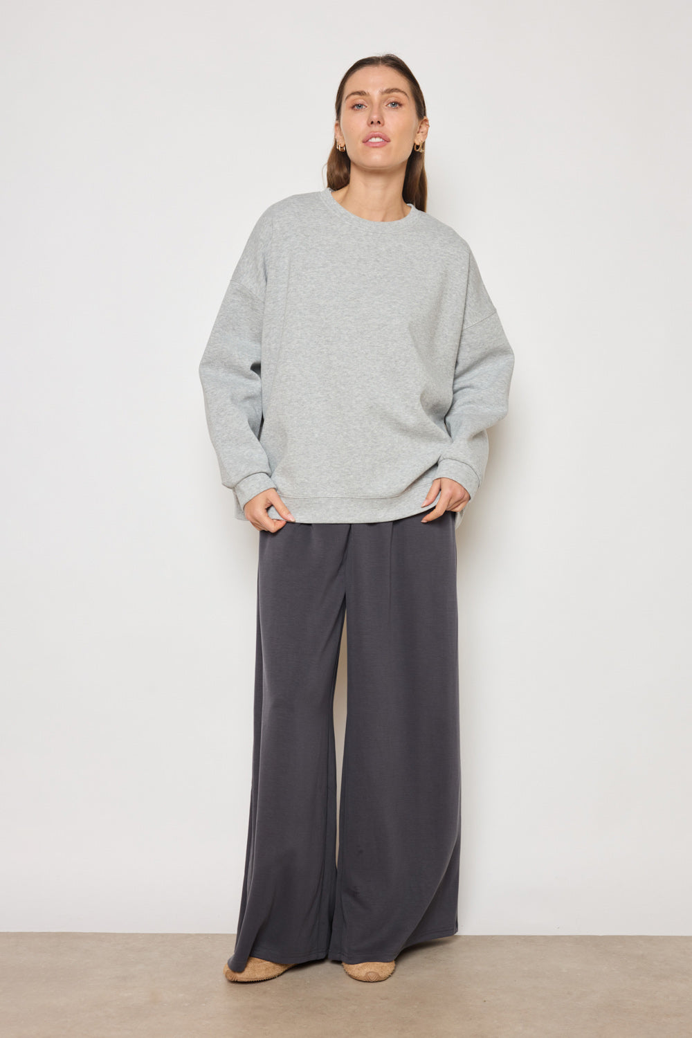 PANTALON COLIN GRIS FONCE