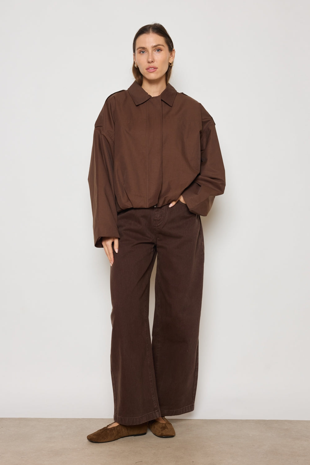 VESTE HELOISE CHOCOLAT