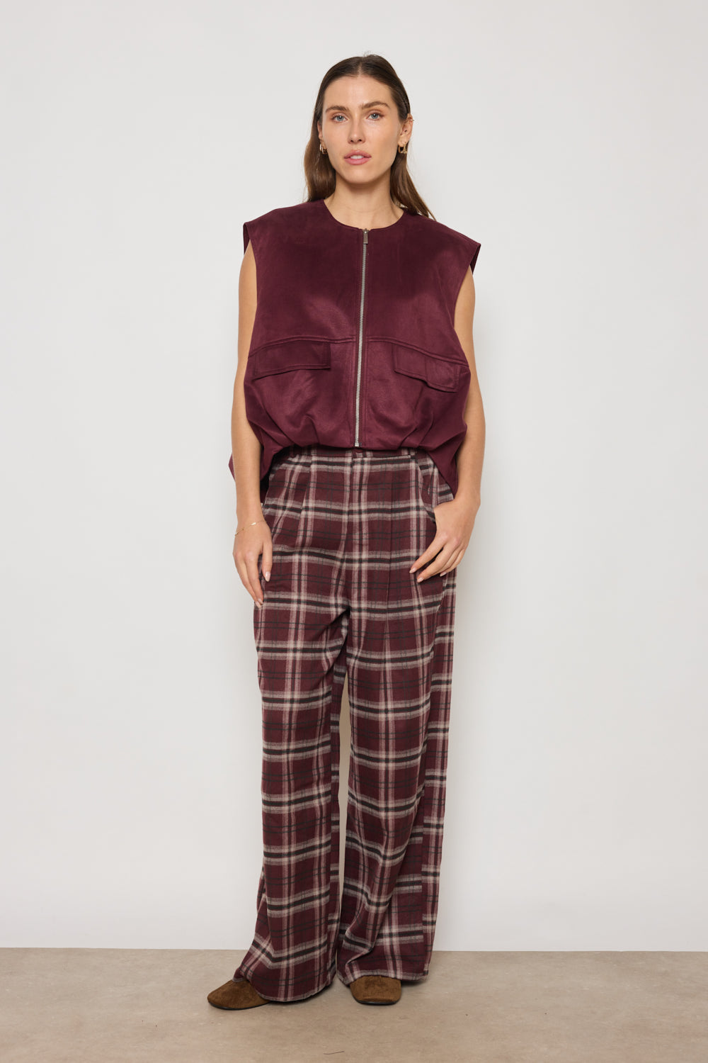 PANTALON ELENA PRUNE