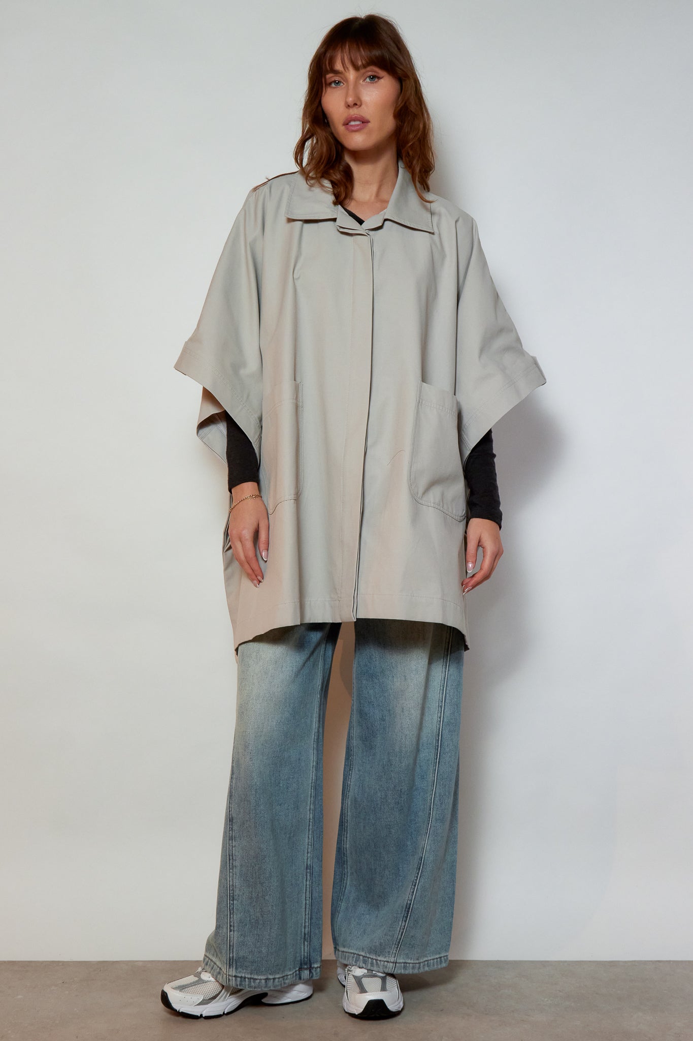 TRENCH LAURE GRIS