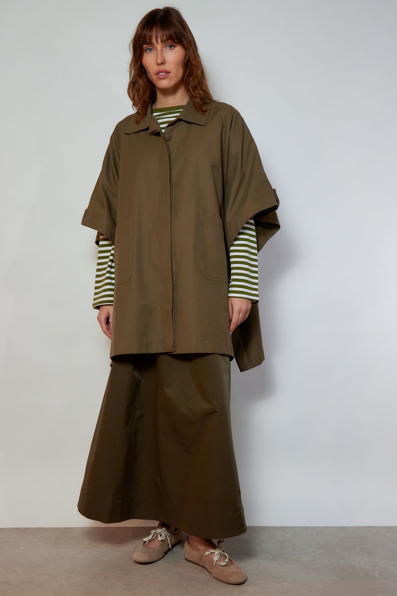 TRENCH LAURE KAKI