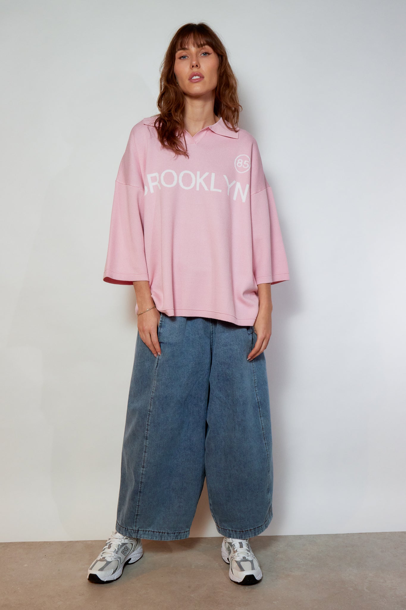 T-SHIRT MAILLE BROOKLYN ROSE