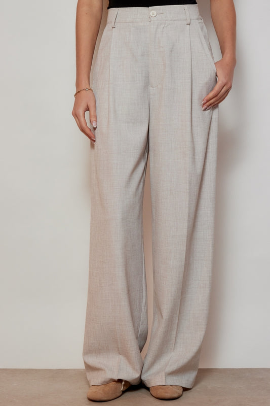 PANTALON TALIA CREME