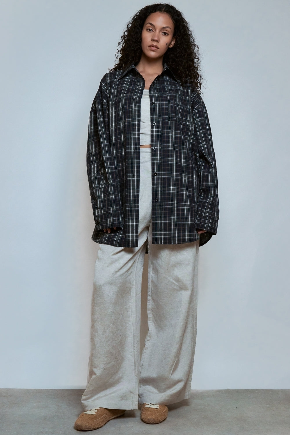 CHEMISE LENA KAKI