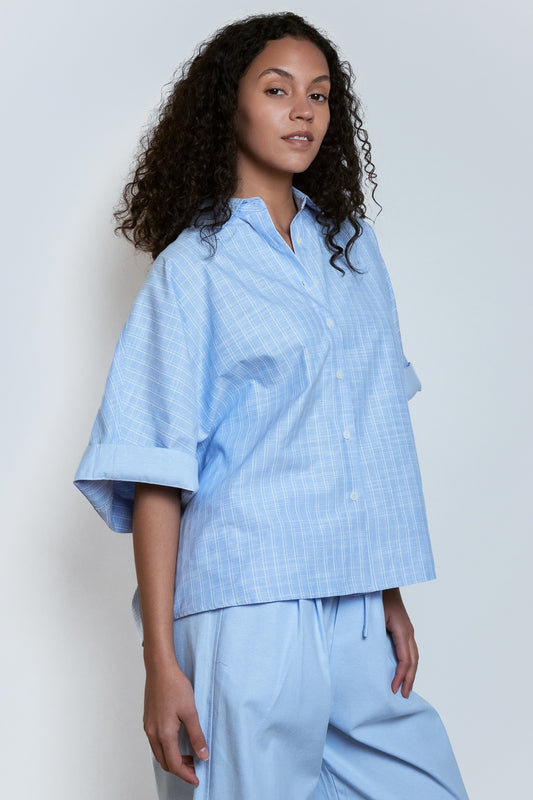 CHEMISE LAURIE BLEU