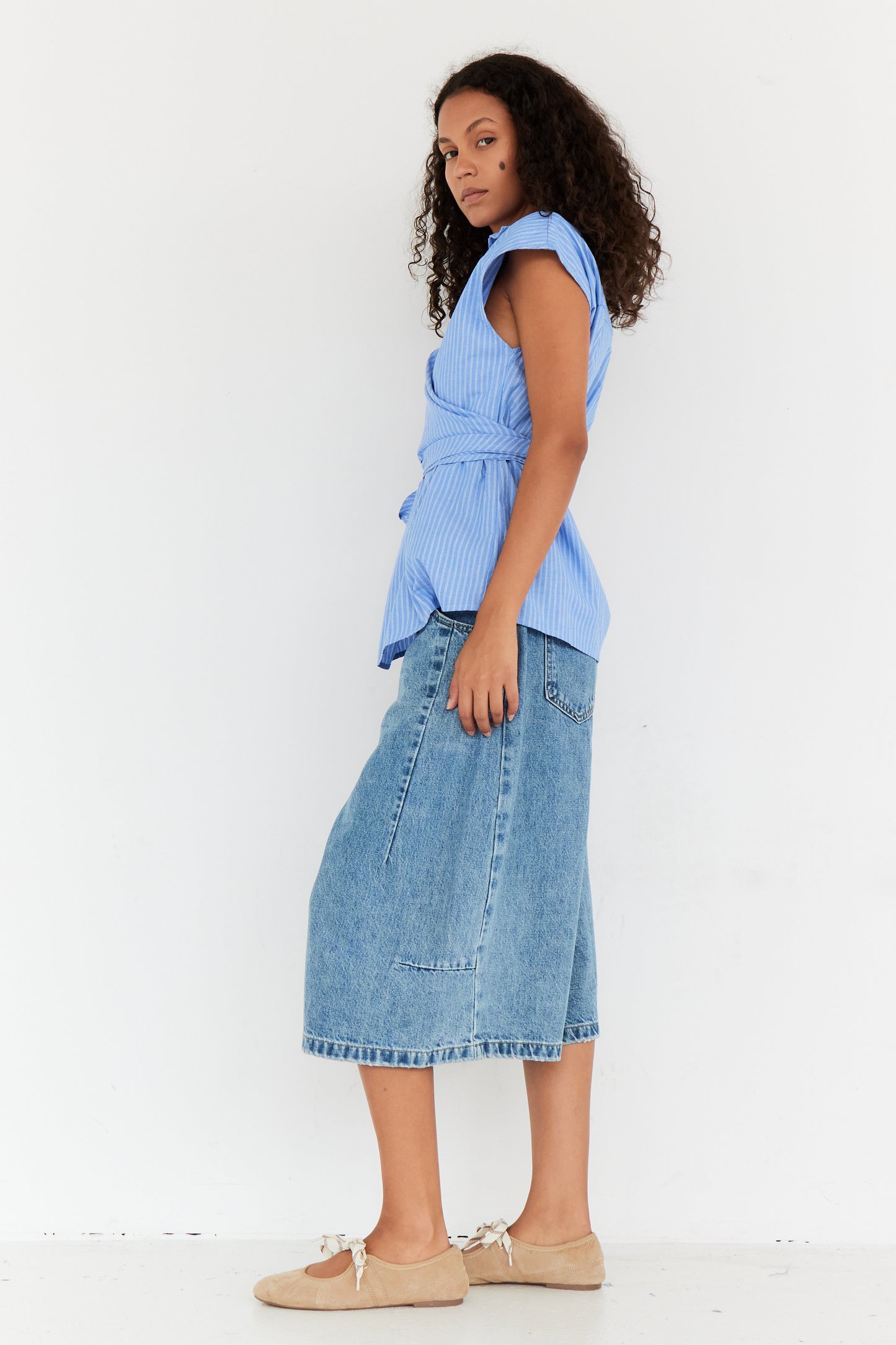 CHEMISE CAMILLE BLEU CLAIR