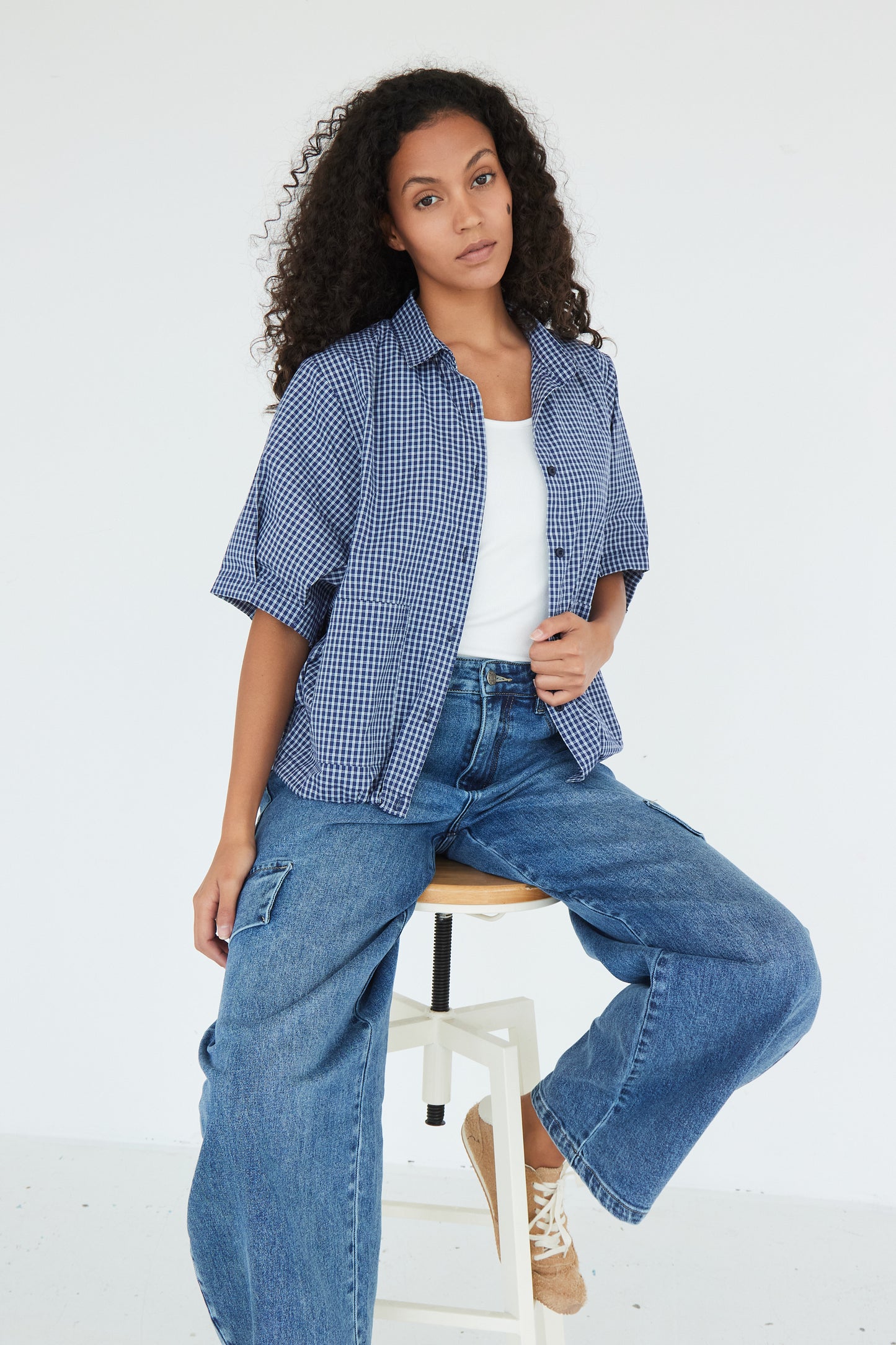 CHEMISE CLEIA CARREAU
