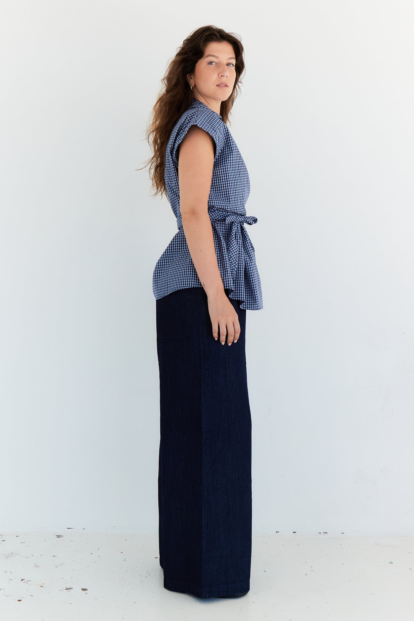 CHEMISE CLAUDIA BLEU FONCE
