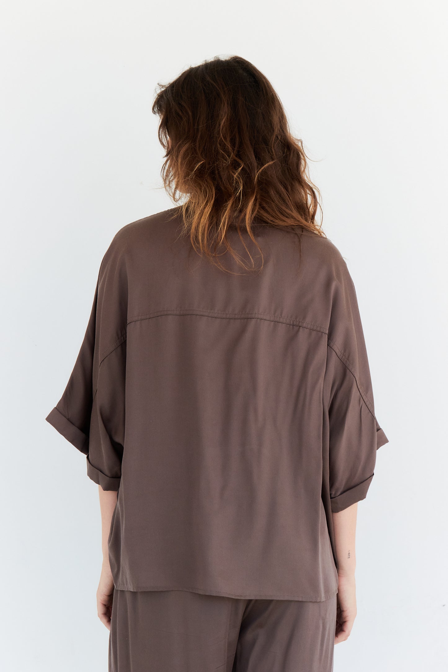 CHEMISE SAGE CHOCOLAT