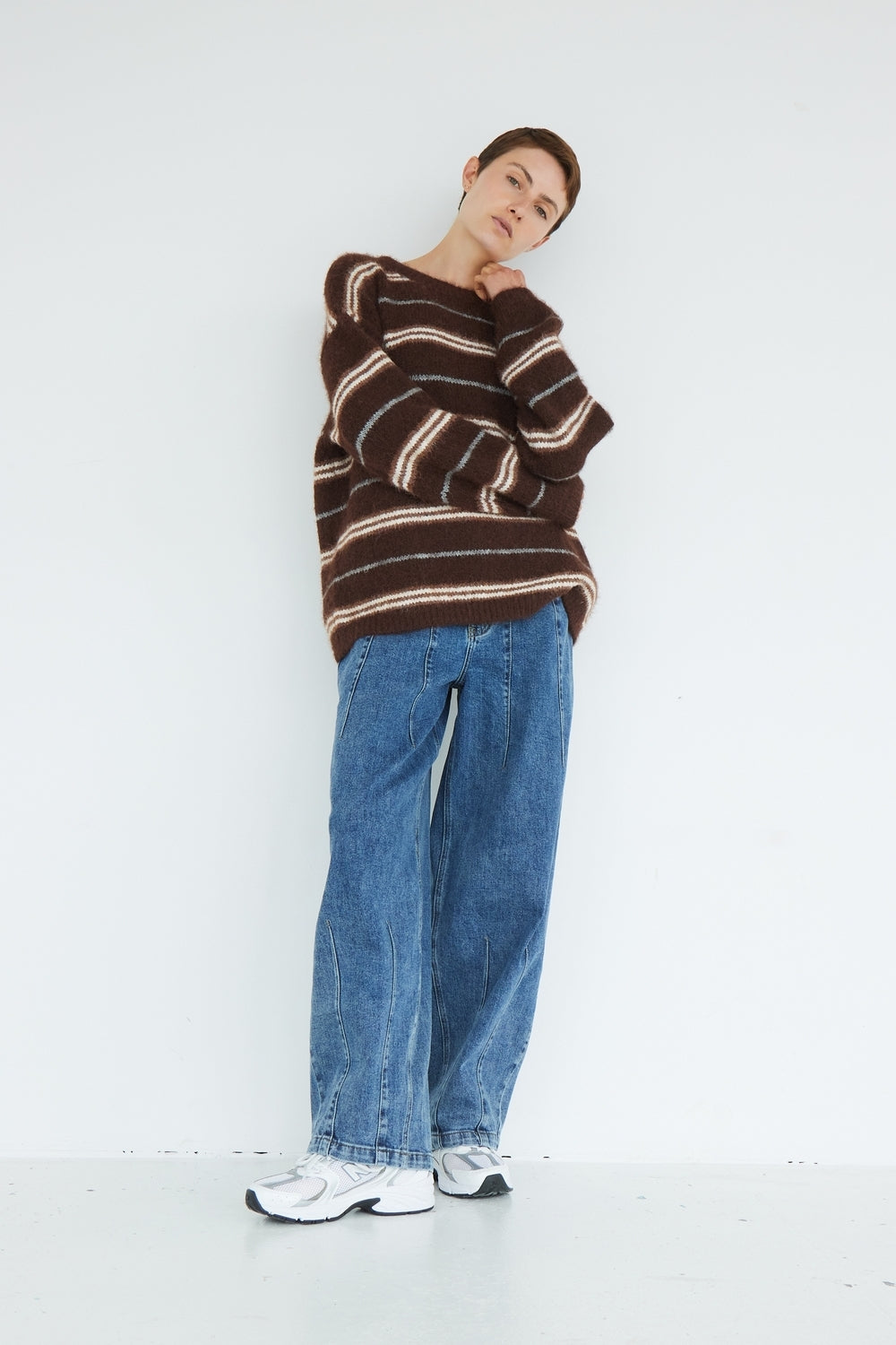 PULL ALINE CHOCOLAT