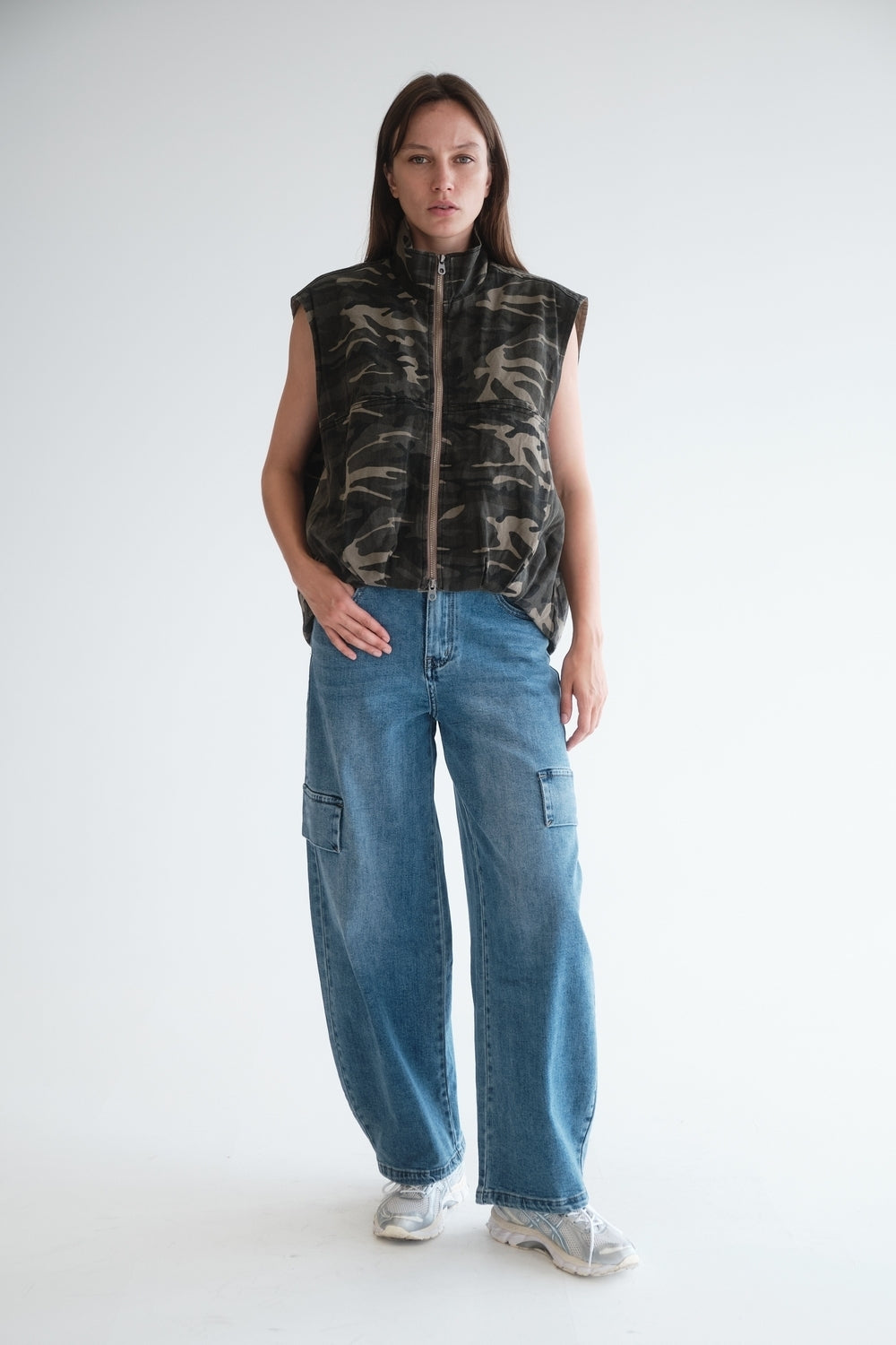 GILET DANI KAKI