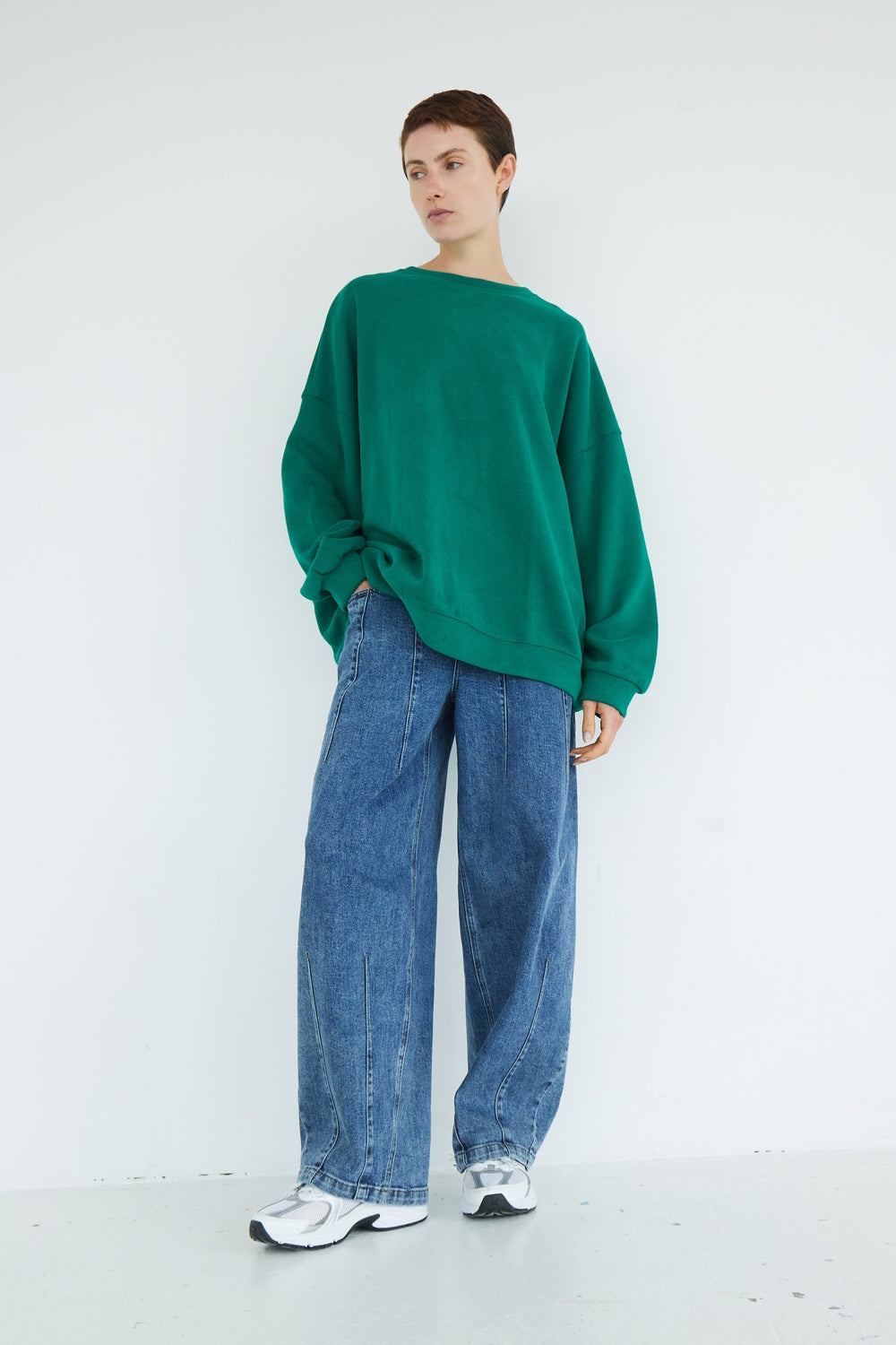 CHRISTINE DARK GREY SWEATSHIRT