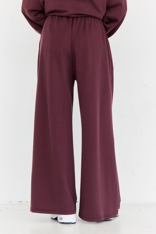 PANTALON COLIN PRUNE