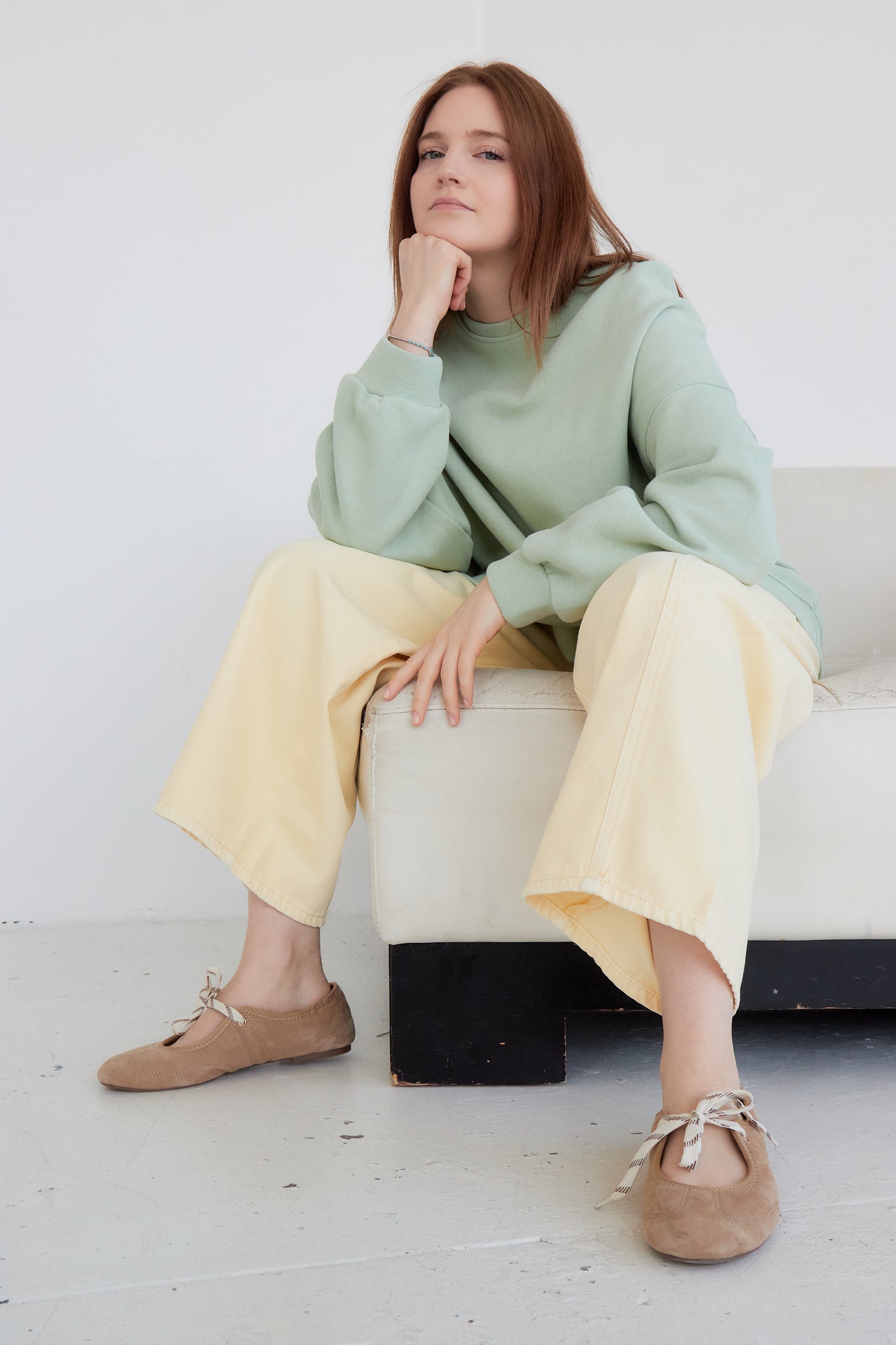 SWEAT CHRISTINE VERT