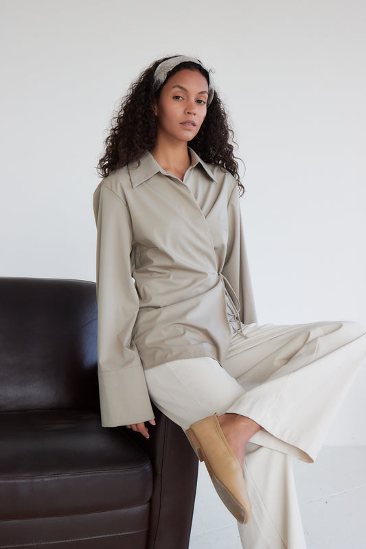 CHEMISE LOIS TAUPE