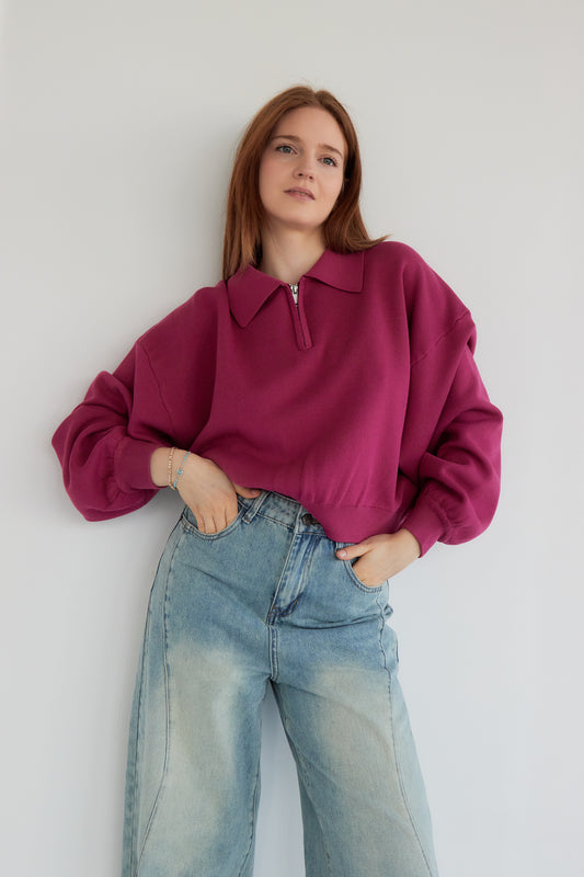 PULL CHLOE FRAMBOISE