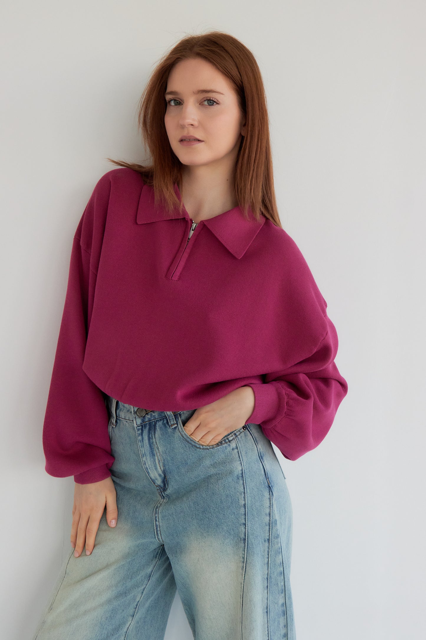 PULL CHLOE FRAMBOISE
