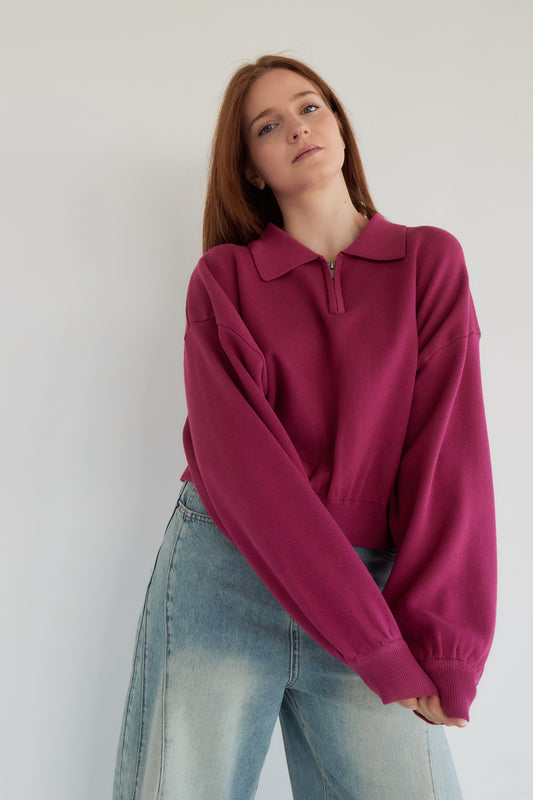 PULL CHLOE FRAMBOISE