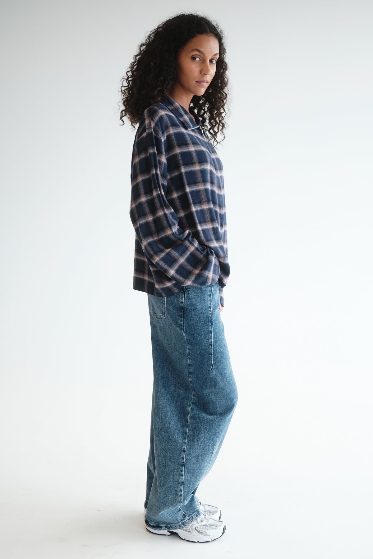 CHEMISE ROMANE BLEU