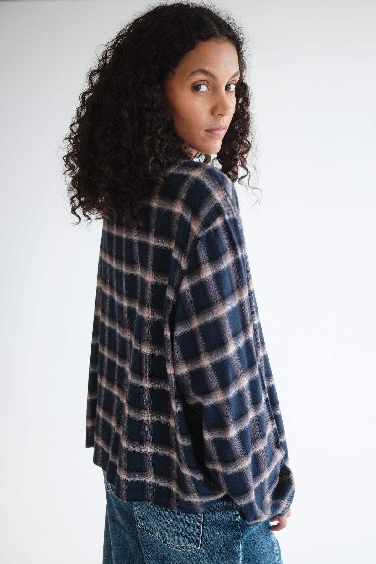 CHEMISE ROMANE BLEU