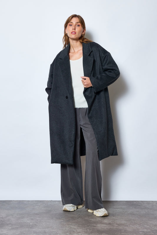 MANTEAU CLARA GRIS