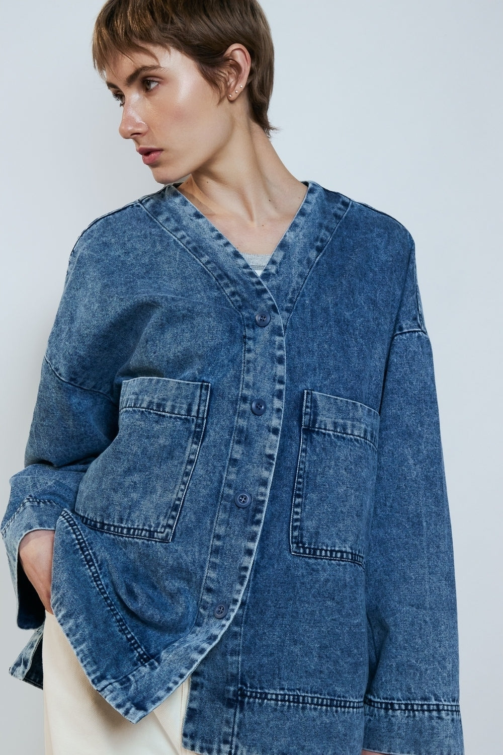 VESTE MARGOT BLEU