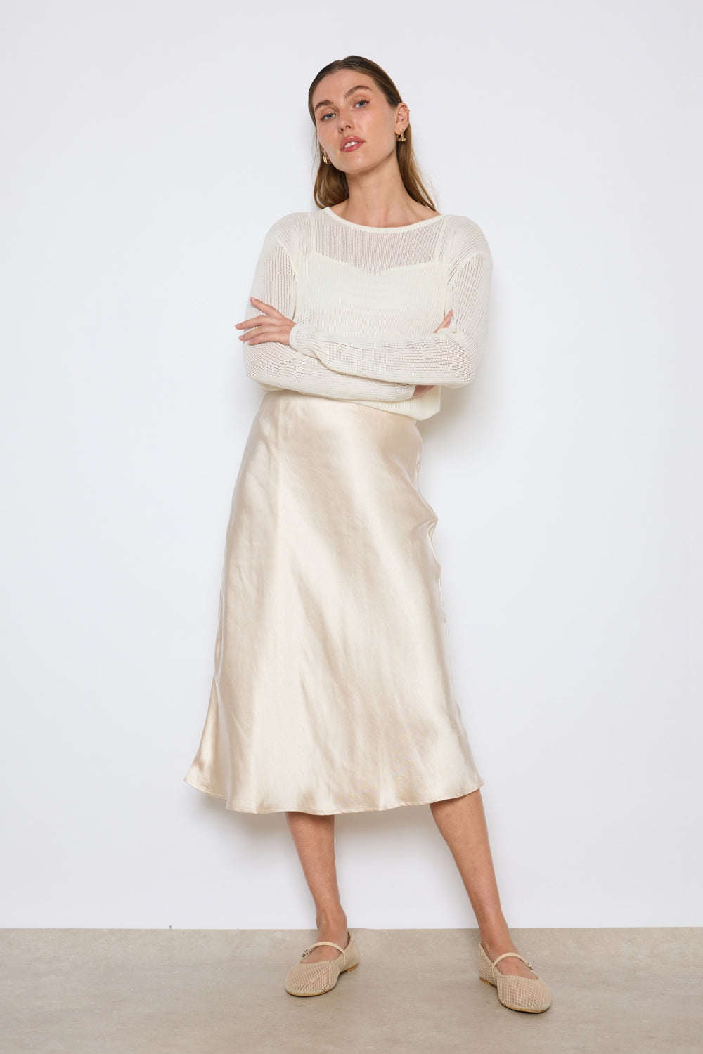 JUPE LUNA ECRU