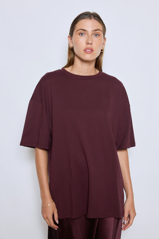 T-SHIRT GABIN PRUNE