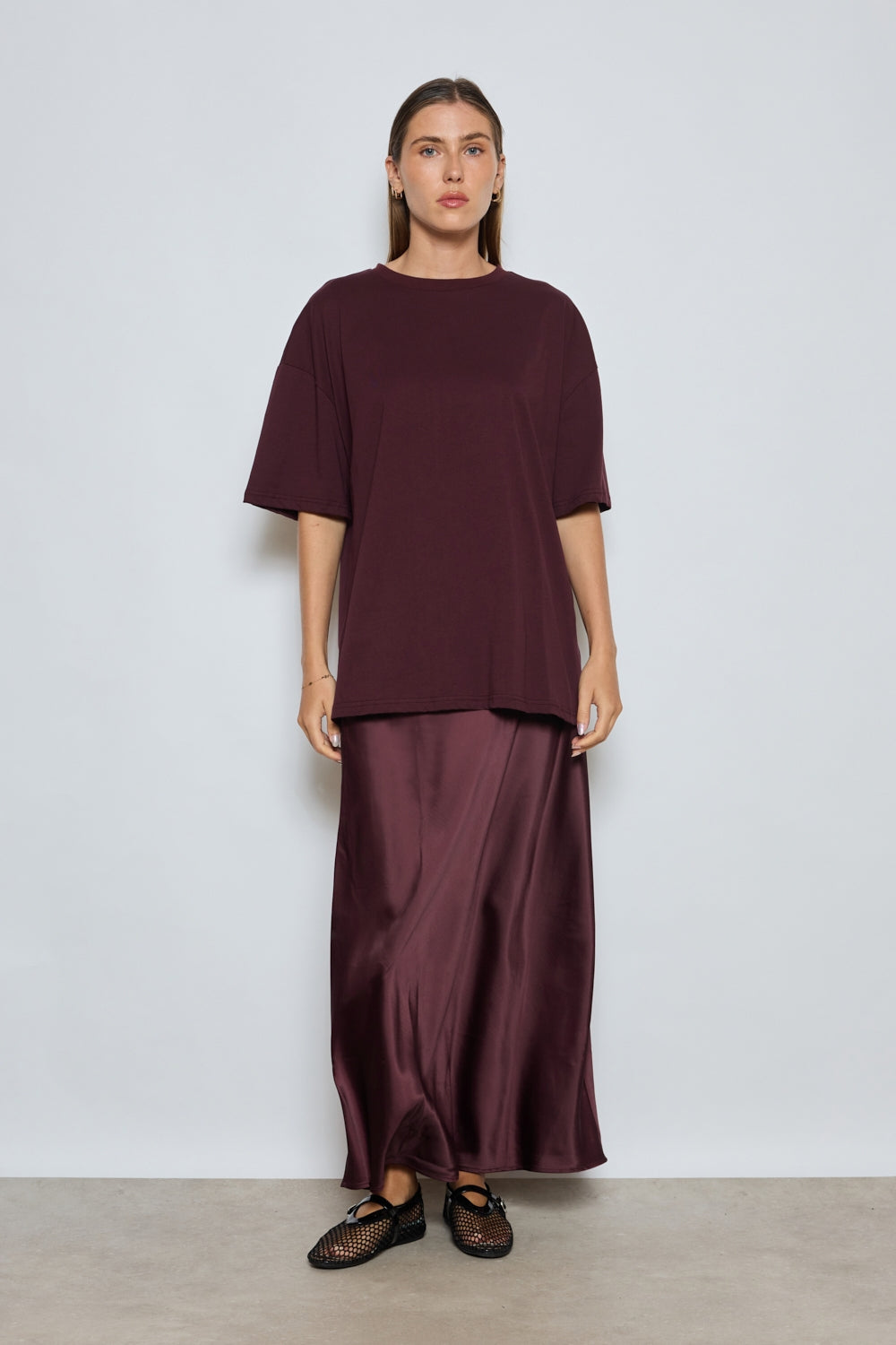 T-SHIRT GABIN PRUNE