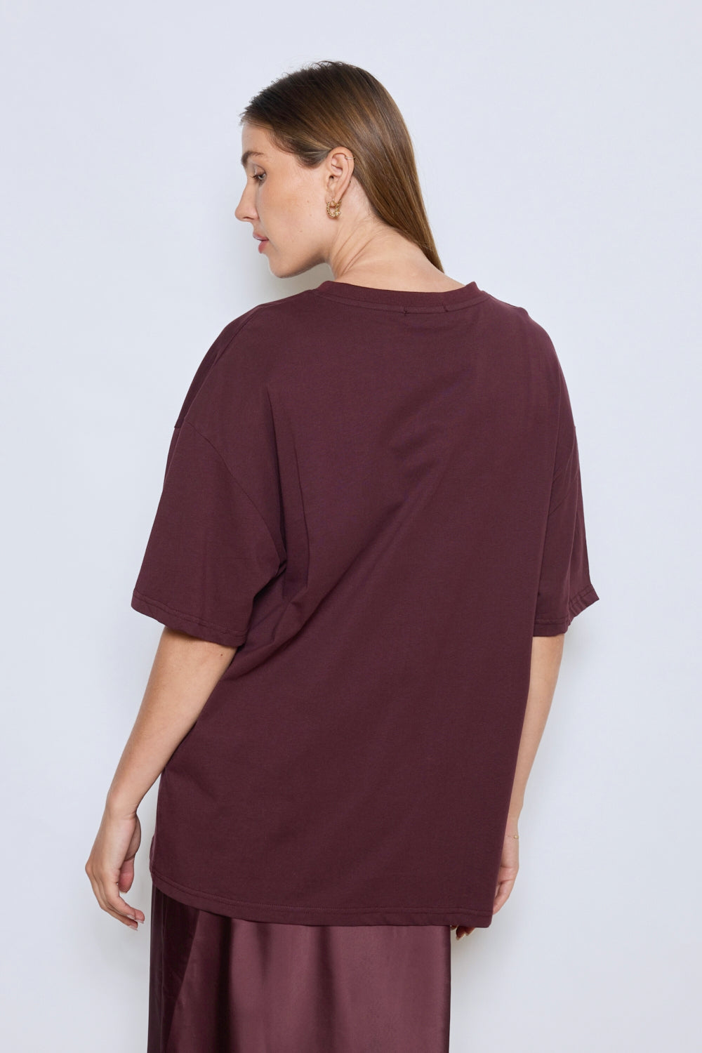 T-SHIRT GABIN PRUNE