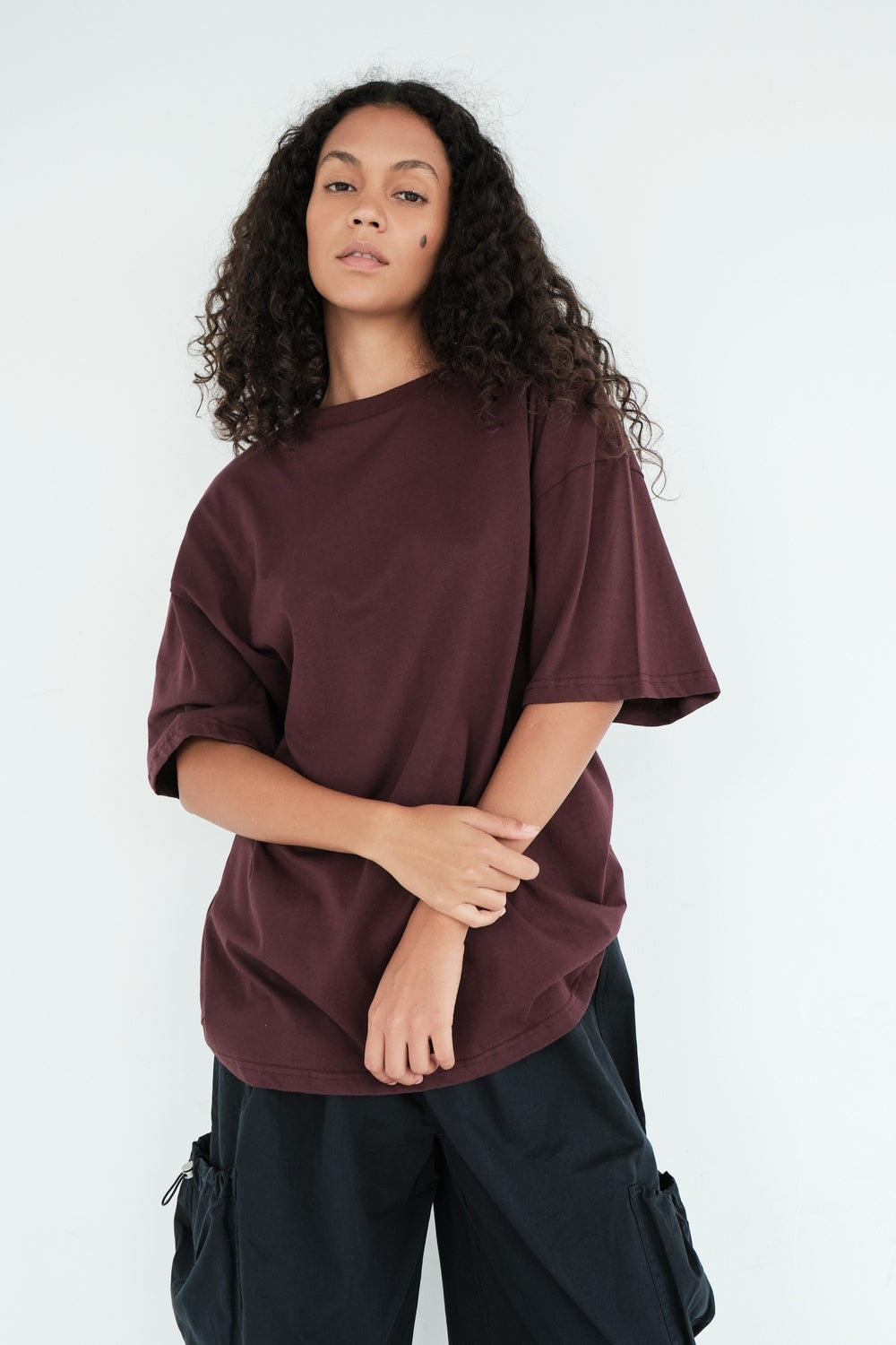 T-SHIRT GABIN PRUNE
