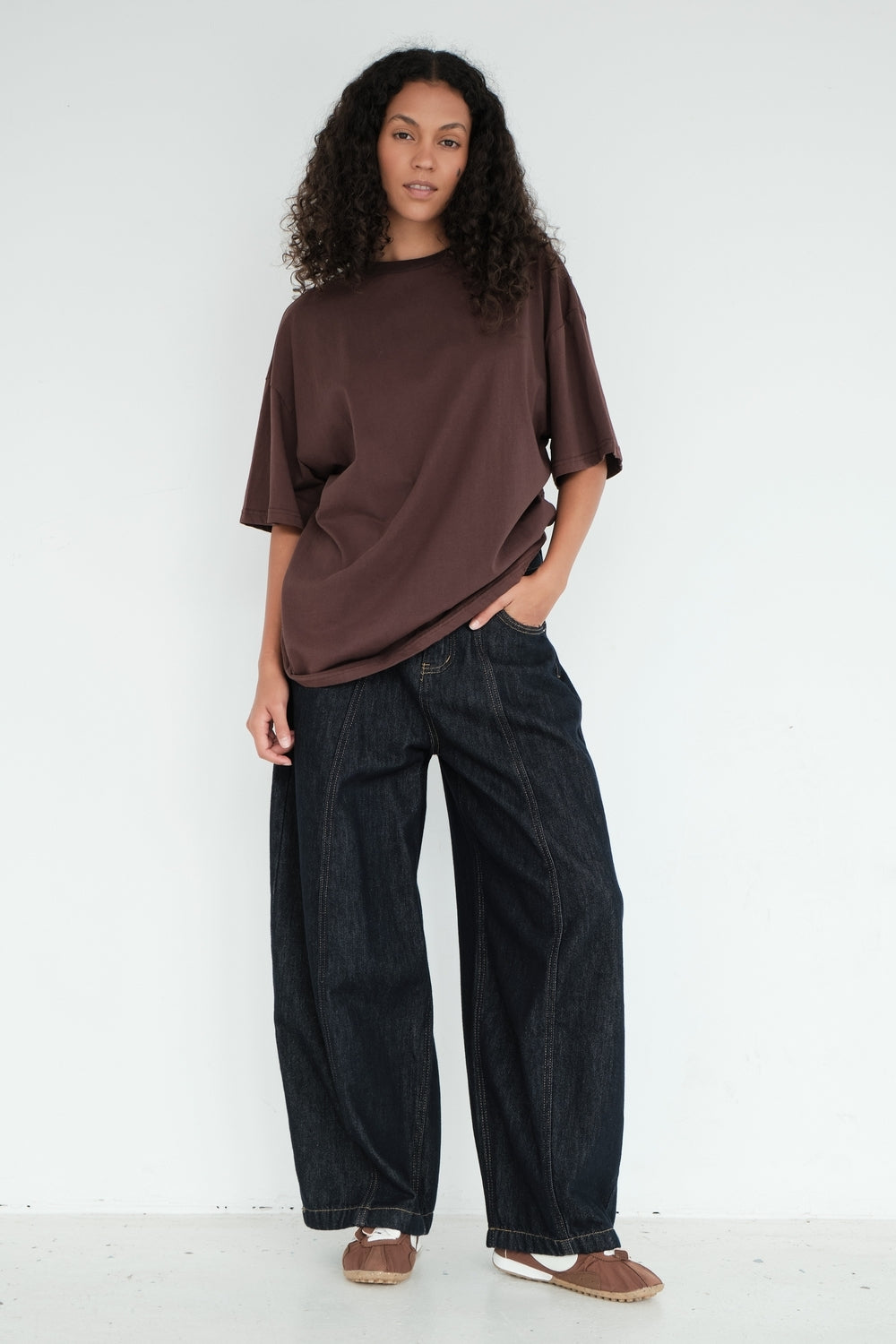 T-SHIRT GABIN CHOCOLAT