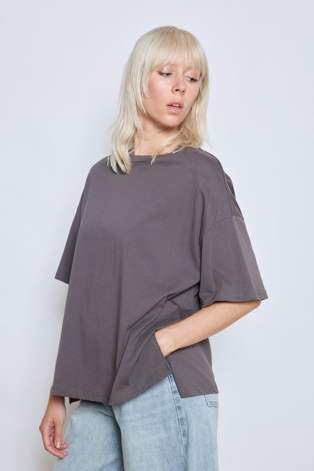 T-SHIRT OLIVIA GRIS