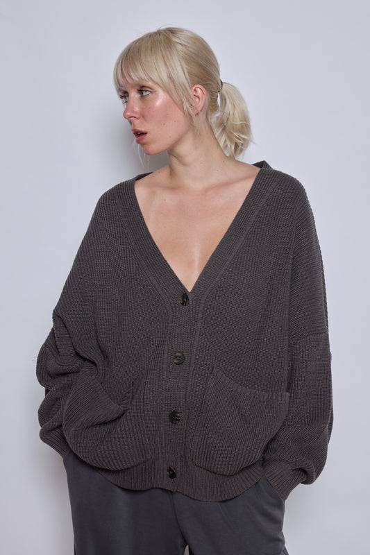 GILET TOM GRIS FONCE